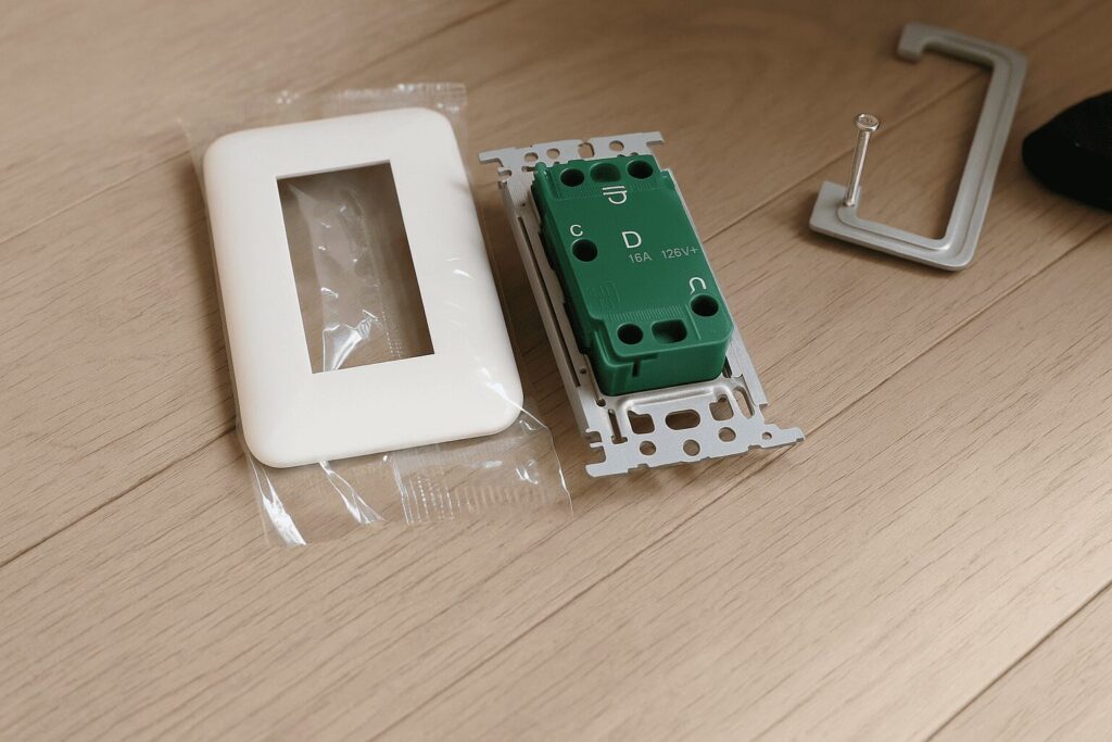 コンセントを増設するための部品