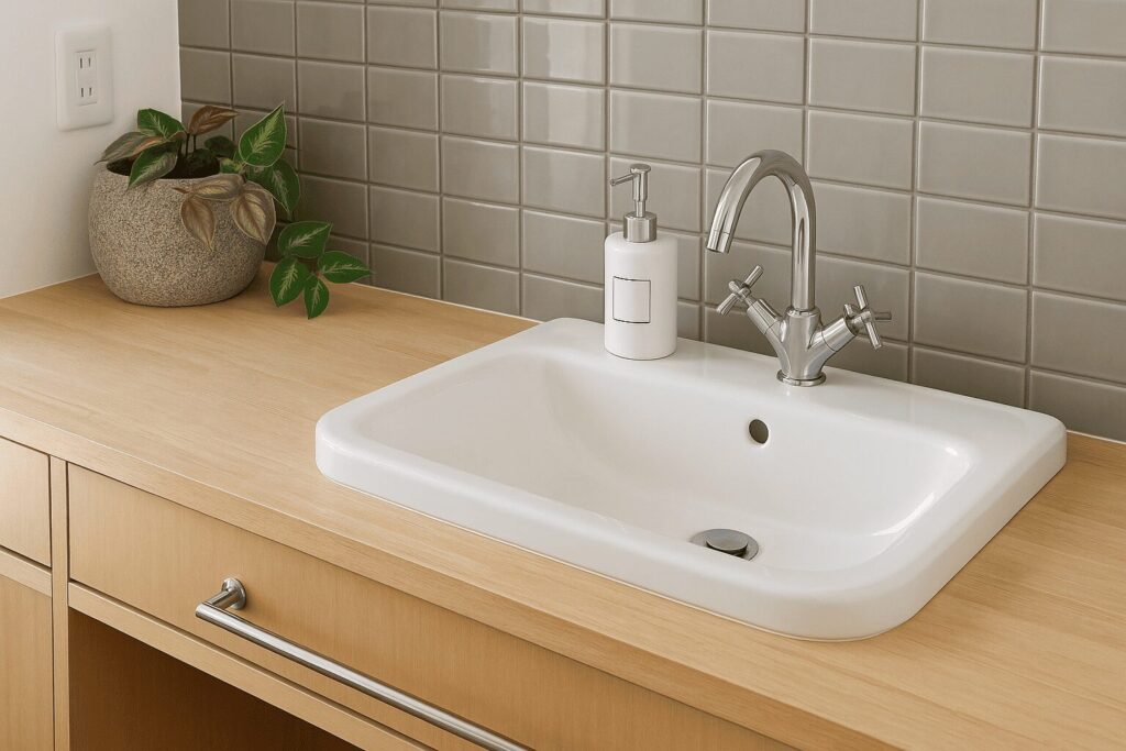 洗面所をイメージした画像